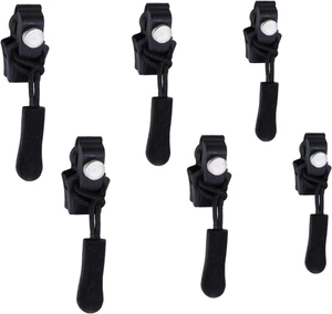 Reißverschluss Reparatur Set 6-teilig in Schwarz für Jeans Gepäck Rucksäcke - Bild 1 von 7