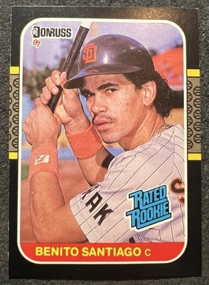1987 DONRUSS BENITO САНТЬЯГО (САН-ДИЕГО PADRES) РЕЙТИНГ ДЕБЮТАНТ #31 NM/MT - Изображение 1 из 2