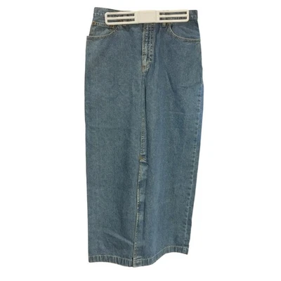 Maxi falda vaquera vintage para mujer Covington 6 azul marino  Foto 1 de 3