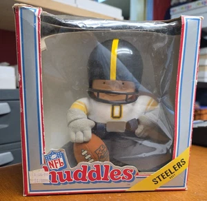 Vintage 1983 Pittsburgh Steelers NFL Huddles Mascotte Peluche Figura Tudor NUOVO RARO - Foto 1 di 6