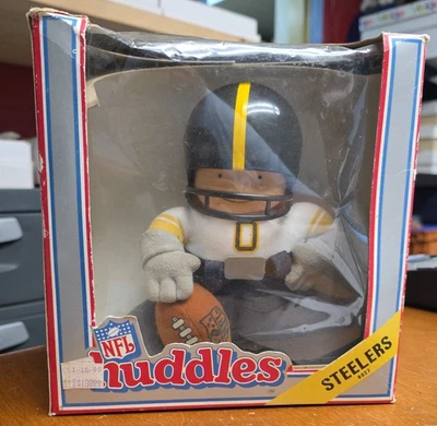 Figura de Peluche Tudor 1983 Pittsburgh Steelers NFL Huddles Mascota NUEVO RARO Foto 1 de 4