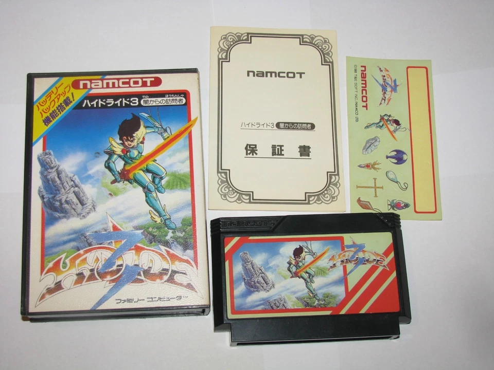 Hydlide 3 Famicom NES Japan import +box sticker (no manual) US Seller - Image 1 of 4