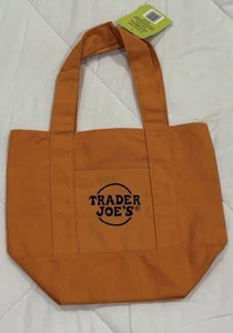 NUEVO BOLSO DE MANO TRADER JOE'S HALLOWEEN MINI LONA - Naranja - ¡LISTO PARA ENVIAR! - Imagen 1 de 3
