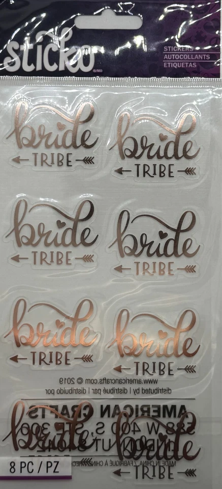 Pegatinas de boda Sticko - nupcial, amor, matrimonio - temática - pegatinas de álbum de recortes Foto 1 de 1