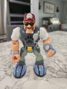 Vintage 1999 Mattel Rescue Heroes Bill Barker K9 Police Action Figure - Picture 1 of 4