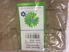 boys school uniform pants, new beige. $8.00/pair, 8 pair available.
