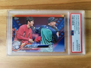 2018 Topps Update US153 Japan’s Finest Shohei Ohtani Ichiro Independence Day /76 - Picture 1 of 3
