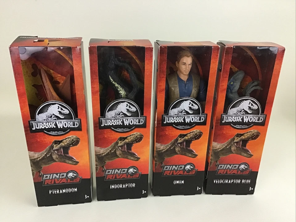 Jurassic World Dino Rivals Indoraptor Owen Figura Dinosaurios Lote Reino Caído Foto 1 de 4