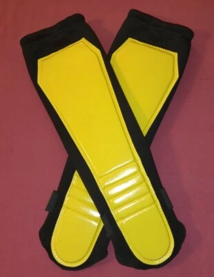 KICKPADS Equipo de Lucha Amarillo - MALLAS TRUNKS RODILLERAS Auténticas NUEVAS Envío Rápido Foto 1 de 4