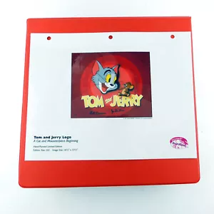 Logo TOM e JERRY Hanna Barbera WB Galleria Laminato Cel Pagina Raccoglitore Promozionale - Foto 1 di 1