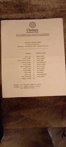 CHELSEA RESERVES v CRYSTAL PALACE RESERVES 1980/1 - Picture 1 of 1