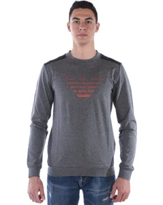 Emporio Armani Ea7 Sweatshirt Hoodie Man Grey 6GPM82 PJO5Z 3925 Sz. M MAKE OFFER - Picture 1 of 11