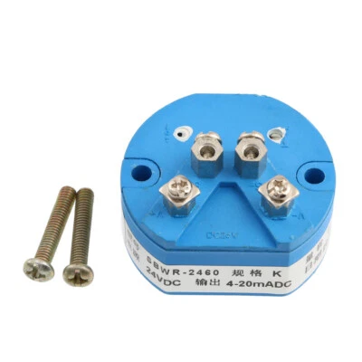 DC 24V 0-1000℃ K Type Temperature Sensor Transmitter Output 4 -20mA - Image 1 of 4