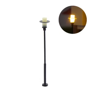 LYM05 10pcs Model Railway Led 1:87 Lamppost Lamps Street Lights HO Scale 5cm 12V - Picture 1 of 4