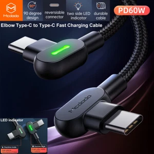 60W LED PD Charger USB C/Type-C Cable for Samsung Galaxy S24 S23 S22 S21 Ultra - Picture 1 of 12