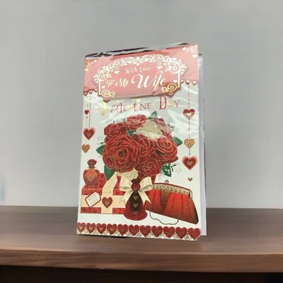 XPRESS YOURSELF Large Wife Valentines Day Card ORDERS PLACED NOW SENT FREE DELIVERY