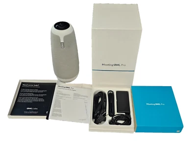 Owl Labs Meeting Owl Pro MTW200 1000 Video Conference Microphone Cam 360 Camera - Image 1 of 4