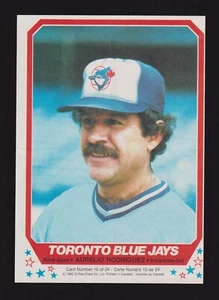 1982 O PEE CHEE Aurelio Rodriguez BLUE JAYS 4-7/8 x 6-7/8 PIN UP PHOTO #1 - Bild 1 von 1