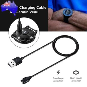 1m USB Data Charging Charger Cable for Garmin Fenix 5S Venu 2 Charging Cables - Zdjęcie 1 z 8