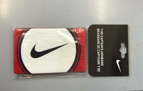 2560/560 NIKE Bande Capitaine T-90 Captain Brace Red/Blanc Armband