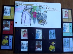 Isle of Man: QEII - An Artist Diary - 29 October 2001 - Presentation Set - MNH - Picture 1 of 1