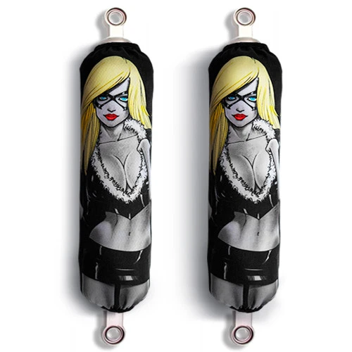 Sexy Girl Arctic Cat Sled Shock Protector Covers Snowmobile (Set of 2) NEW - Image 1 of 4