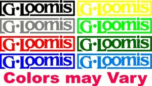 G-Loomis Logo Buy 1 get 3 FREE Decal Vinyl Sticker JDM window Truck FREE SHIP - Picture 1 of 3