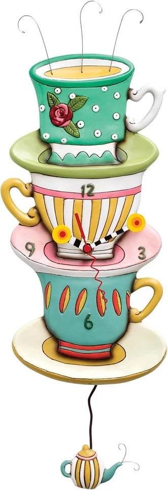 Allen Designs - Spot of Tea Wall Clock - P1502 - Image 1 of 1