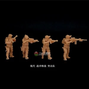 3D printed 1/72 Modern US "Delta Force Tactical Combat Assault Team" 4 man model - Picture 1 of 2