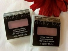 Mary Kay Mk Mineral Cheek Color " Cherry Blossom " lot of 2 . 012983