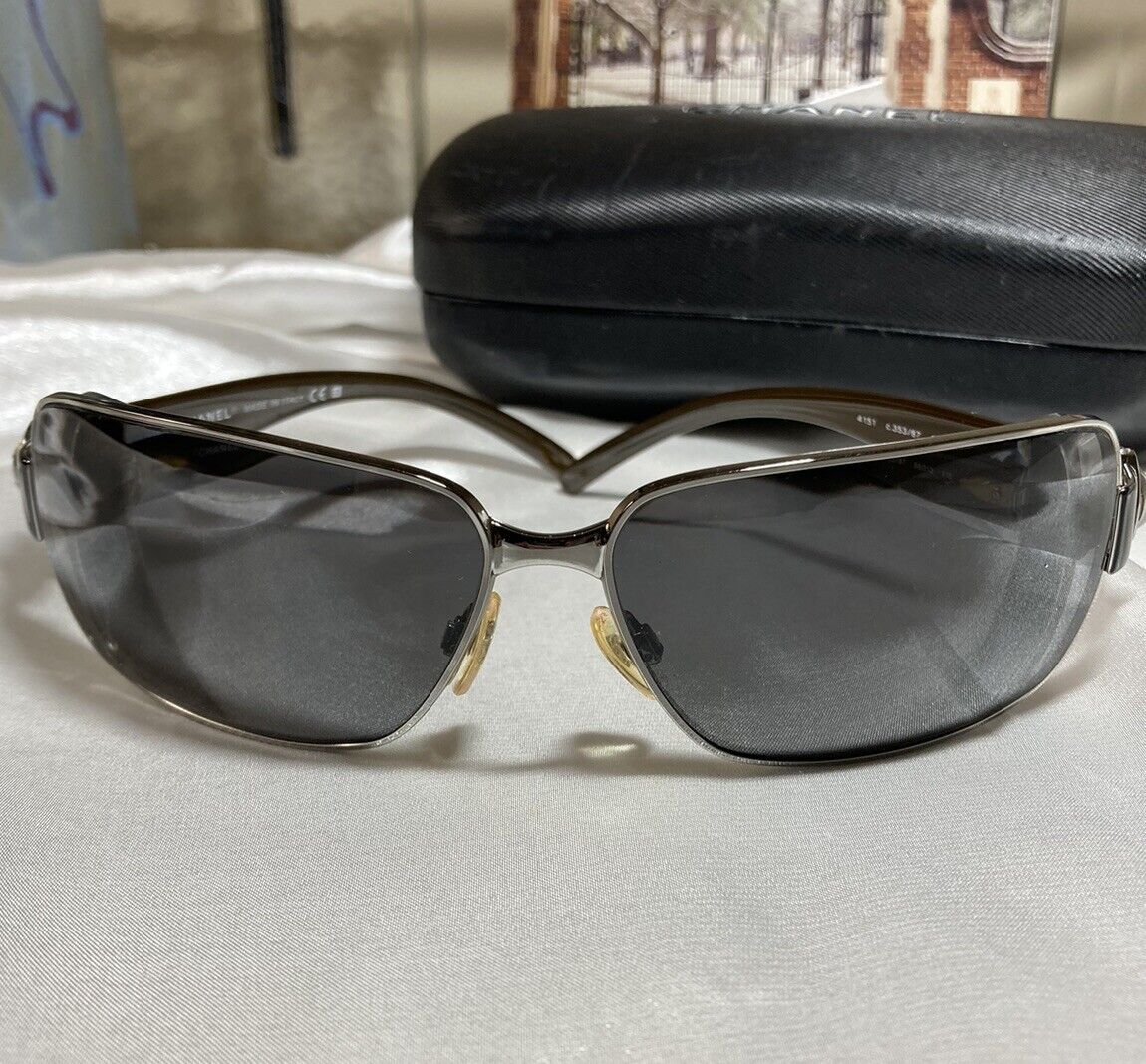 CHANEL Gray with Vintage Sunglasses for Women for sale | eBay CHANEL Gray with Vintage Sunglasses for Women for sale | eBay