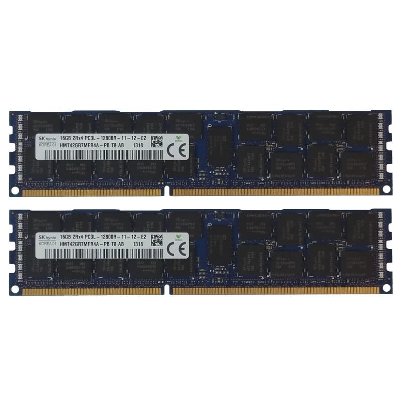 32GB Kit 2X 16GB DELL POWEREDGE C2100 C6100 M610 M710 R410 M420 R515 MEMORY Ram - Image 1 of 1