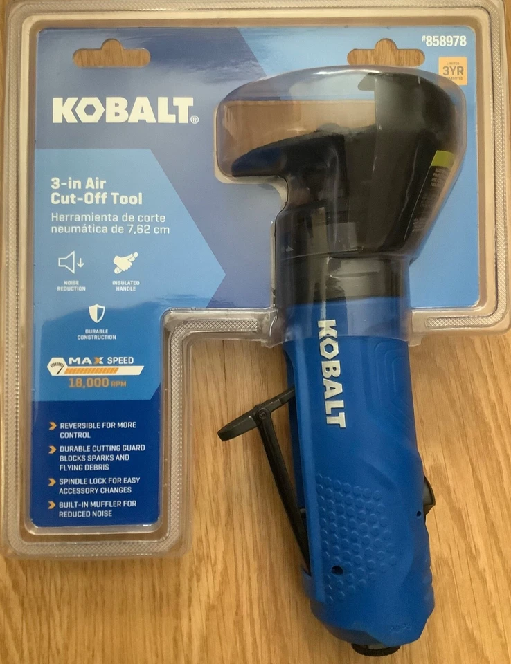 Kobalt SGY-AIR226 3" Air Pneumatic Cut-Off Tool 18000 RPM 858978 -