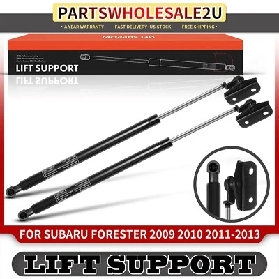 2x Puntales de amortiguador de soporte de elevación del capó delantero para Subaru Impreza 08-14 Forester 09-13 Foto 1 de 4