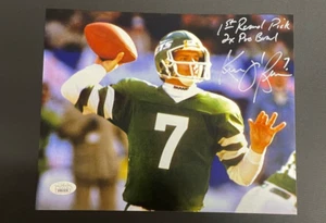 Fresh Product Ken O'Brien NY JETS AUTOGRAPHED W/2 INSC 16x20 Photo JSA WITNESS - Picture 1 of 3