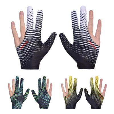 Boodun Billard Handschuhe Billardhandschuh Pool Billard 3 Finger Handschuh