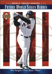 2002 Upper Deck World Series Heroes New York Mets Baseball Card #158 Mo Vaughn