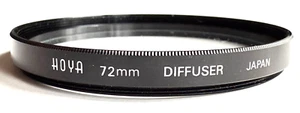EXCELLENT HOYA 72mm DIFFUSER OPTICAL LENS SCREW ON FILTER MADE IN JAPAN - Picture 1 of 3
