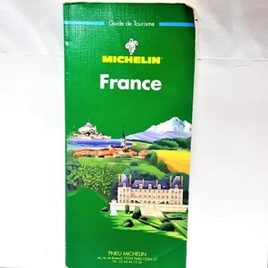 1996 MICHELIN PARIS FRANCE GREEN TRAVEL GUIDE FRENCH LANGUAGE 3 EDITION VINTAGE  - Picture 1 of 7