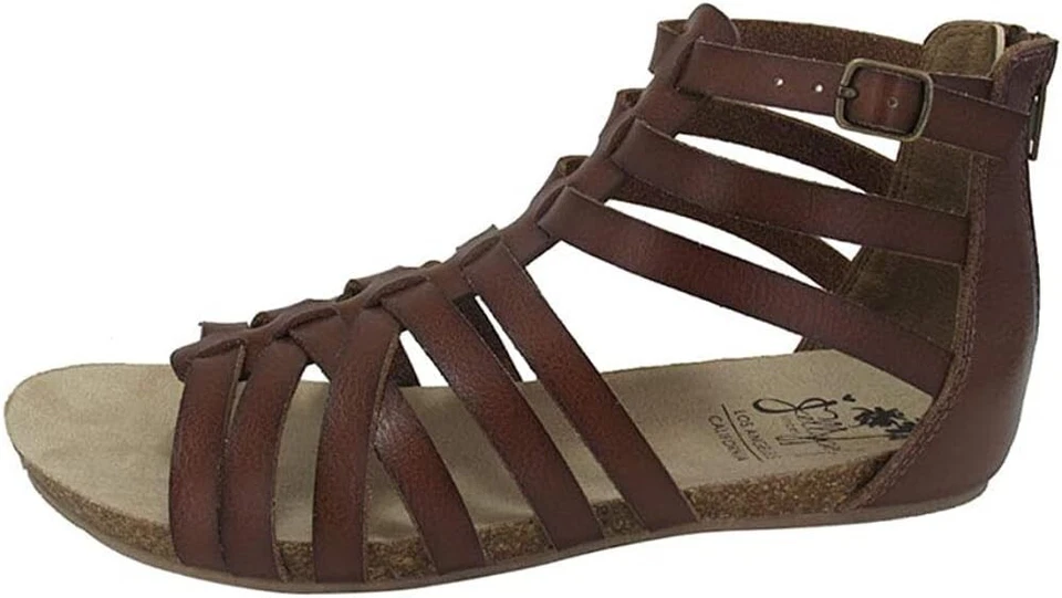 Jellypop Women's Archie Gladiator Sandals Cognac Smooth 9.5 Medium - Image 1 of 1