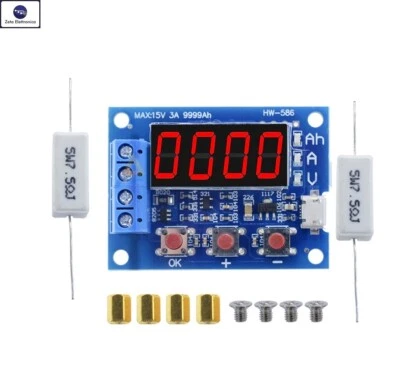 MODULO TESTER CAPACITA' BATTERIA CELLA PILA RICARICABILE LI-ION ZB2L3 PER BRC .