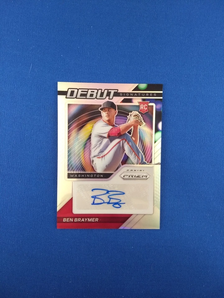 2021 Panini Prizm Ben Braymer RC Rookie Debut Signatures Auto Prizm Refractor  - Image 1 of 1