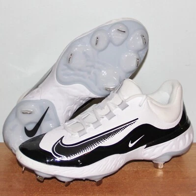 Botines de béisbol bajos Nike Alpha Huarache Elite 4 para hombre 9 FD2745-101 blancos negros Foto 1 de 4