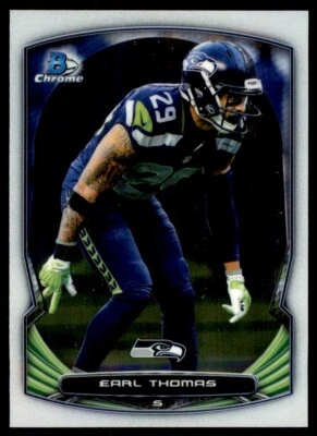 2014 Bowman Chrome #63 Earl Thomas Seattle Seahawks - Image 1 of 2