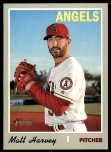 2019 Topps Heritage #674 Matt Harvey - Picture 1 of 2