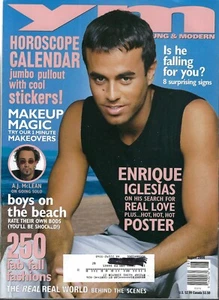 YM Magazine August 2000 Enrique Iglesias Cover Young & Modern Vintage 2000 Y2K - Picture 1 of 1