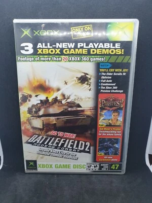 Official Xbox Demo Disc #47 (Microsoft Xbox, 2005) Battlefield 2 - Image 1 of 3