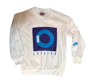 Vtg NOS Nike Bo Jackson Sweatshirt Kids size M Logo Late 80's - Picture 1 of 6
