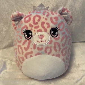 Squishmallow 8" Plush Mystery Squad Pink Blue Leopard Cheetah - Picture 1 of 8