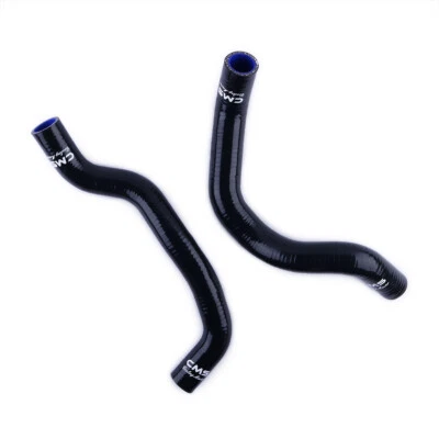 Silicone Radiator Hoses For 02-08 Honda Accord Euro-R / Acura TSX CL7 K20A Black Foto 1 de 4
